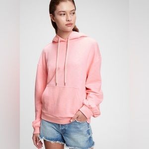 Gap Vintage Soft Balloon Sleeve Hoodie - Large - Tall